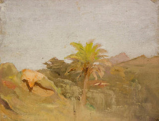 Ceylan Palm Tree Painting - Jan Cybis — artwork view