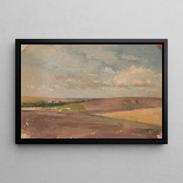 Polish landscape painting - Jan Cybis — framed artwork on a wall