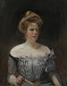 Portrait Painting of Baroness Stackelberg - Jan Cybis — artwork view