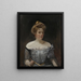 Portrait Painting of Baroness Stackelberg - Jan Cybis — framed artwork on a wall