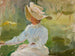 Portrait of Eugénie Alexandra Rubtsov, mother of the painter Rubtsov - Jan Cybis — artwork view