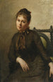 Portrait Painting of Helena Piltz née Rymowicz - Jan Cybis — artwork view
