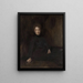 Portrait of Wanda Szwengruben née Cigliska, sister of the artist - Jan Cybis — framed artwork on a wall