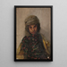 Portrait of a Jewish Woman from the Crimean Journey - Jan Cybis — framed artwork on a wall