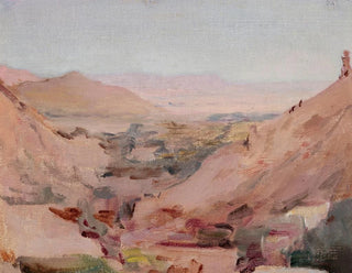 Indian landscape distant from the journey in India - Jan Cybis — artwork view