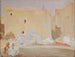 Sahara Buildings Painting - Jan Cybis — artwork view