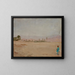 Sahara Desert Painting - Jan Cybis — framed artwork on a wall