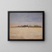 Sahara, the sirocco in the desert - Jan Cybis — framed artwork on a wall