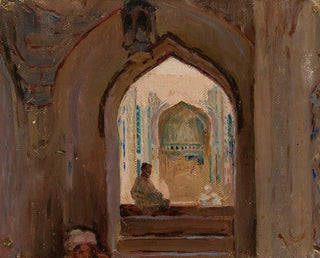 Samarkand, from the journey in Turkestan - Jan Cybis — artwork view