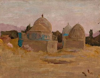 Mosque Shahi Zinda of Samarkand, from the journey in Turkestan - Jan Cybis — artwork view