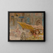 the Samarkand Fruit Market, journey in Turkestan - Jan Cybis — framed artwork on a wall