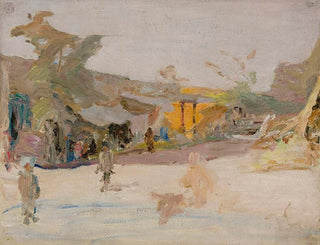 the Samarkand Market, from the journey in Turkestan - Jan Cybis — artwork view