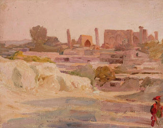 Overview of Samarkand from the Turkestan Journey - Jan Cybis — artwork view