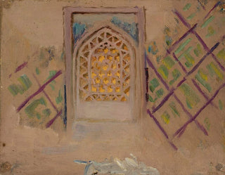 Window of Samarkand, from the journey in Turkestan - Jan Cybis — artwork view