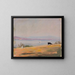 View of the Sea from the Voyage to Constantinople - Jan Cybis — framed artwork on a wall
