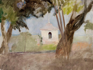 Sanctuary at Talachkino, north side study - Jan Cybis — artwork view