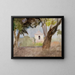 Sanctuary at Talachkino, north side study - Jan Cybis — framed artwork on a wall