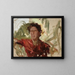 Singer Alina Dor - Jan Cybis — framed artwork on a wall