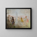 Sketch for the painting Procession around the statue of Venus de Milo - Jan Cybis — framed artwork on a wall