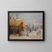 Smyrna painting, from the Greece trip - Jan Cybis — framed artwork on a wall