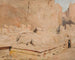 Allée du Sphinx, temple d'Amon-Rê, du voyage en Égypte - Jan Cybis — artwork view