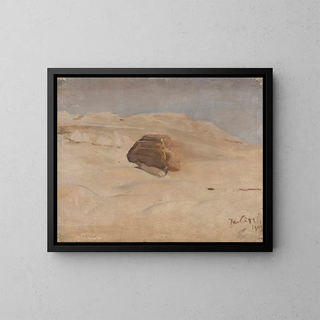 Sphinx du voyage en Égypte - Jan Cybis — framed artwork on a wall