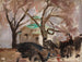 Spring on Yelaguine Island in Saint Petersburg - Jan Cybis — artwork view