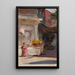 Fragment de rue du voyage à Constantinople - Jan Cybis — framed artwork on a wall