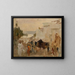 Rue à Udaipur lors du voyage en Inde - Jan Cybis — framed artwork on a wall