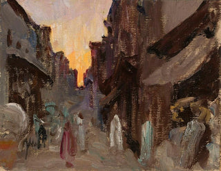 Rue de Tanjore, du voyage en Inde - Jan Cybis — artwork view