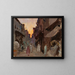 Rue de Tanjore, du voyage en Inde - Jan Cybis — framed artwork on a wall