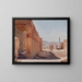 Temple of the Journey in Egypt - Jan Cybis — framed artwork on a wall