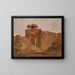 Temple of Travel in India - Jan Cybis — framed artwork on a wall