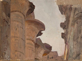Capital of the Temple of Travel in Egypt - Jan Cybis — artwork view