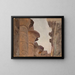 Capital of the Temple of Travel in Egypt - Jan Cybis — framed artwork on a wall