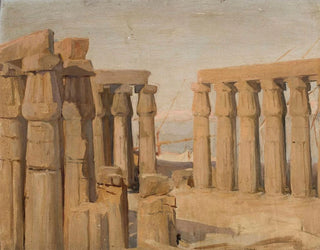 Temple at Luxor - Jan Cybis — artwork view