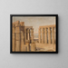 Temple at Luxor - Jan Cybis — framed artwork on a wall