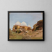 Temple aux dômes blancs - Jan Cybis — framed artwork on a wall