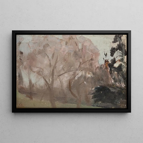 The Crimean Spring - Jan Cybis — framed artwork on a wall