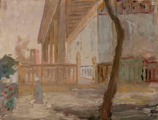 Fence of the Turkestan Mosque, from the journey to Turkestan - Jan Cybis — artwork view