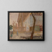 Fence of the Turkestan Mosque, from the journey to Turkestan - Jan Cybis — framed artwork on a wall