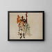 Croquis d'un habitant de Boukhara lors du voyage en Turkestan - Jan Cybis — framed artwork on a wall