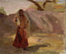 Hindu girl from Udaipur during the journey in India - Jan Cybis — artwork view