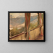 View of Yalta from the Crimea trip - Jan Cybis — framed artwork on a wall