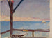 View of Constantinople from the ship during the trip to Constantinople - Jan Cybis — artwork view