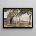 View of Péra from Istanbul, from the trip to Constantinople - Jan Cybis — framed artwork on a wall