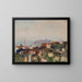 View of Punta del Seraglio from the journey to Constantinople - Jan Cybis — framed artwork on a wall