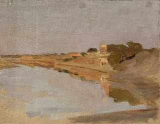 Water landscape of the journey in India - Jan Cybis — artwork view