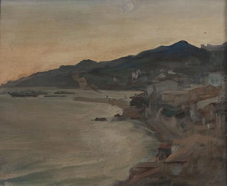 Evening in Yalta, from a trip to Crimea - Jan Cybis — artwork view