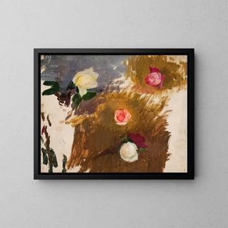 Flowers of Yalta - Jan Cybis — framed artwork on a wall